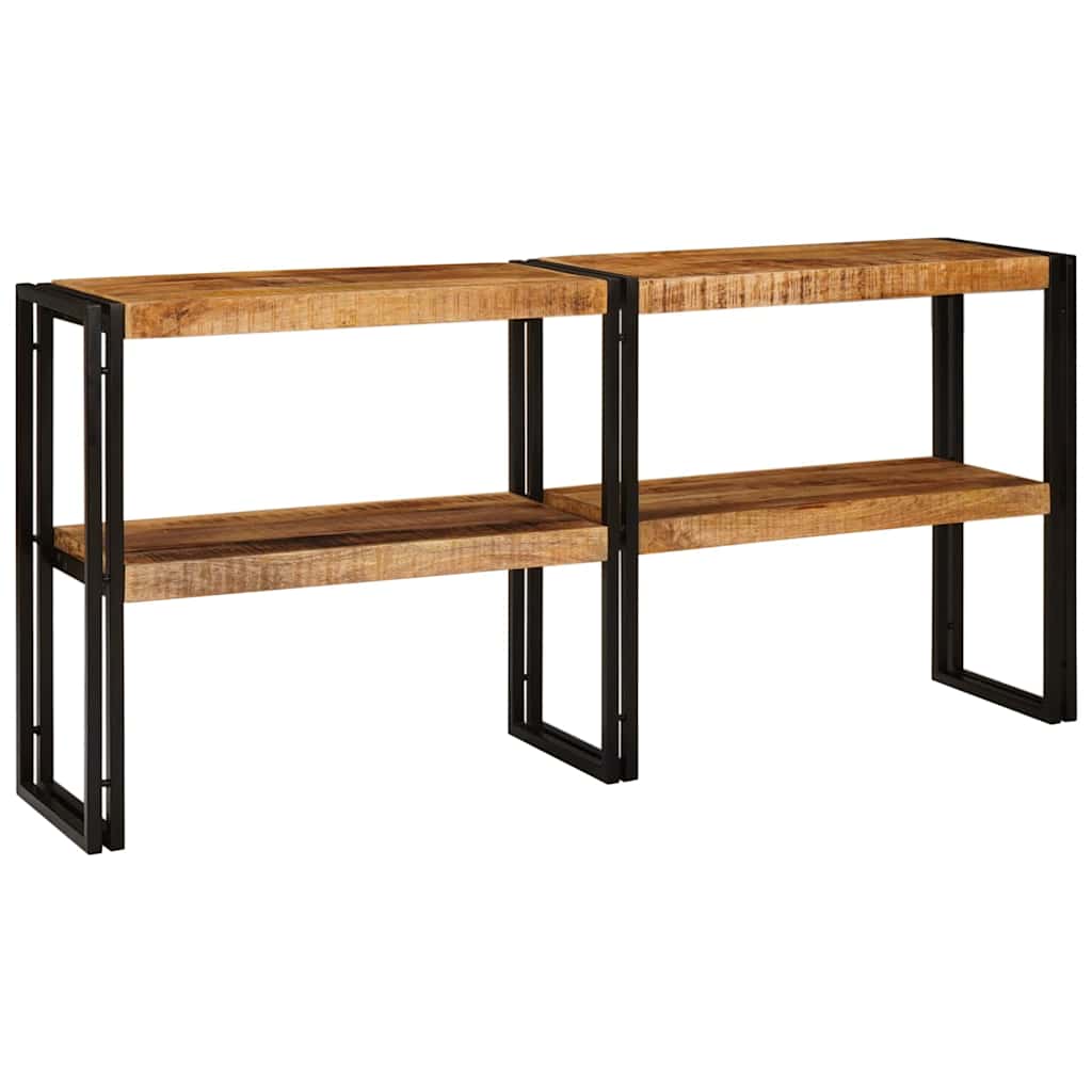 Table console Marron 160 x 33 x 75 cm Bois de mangue massif