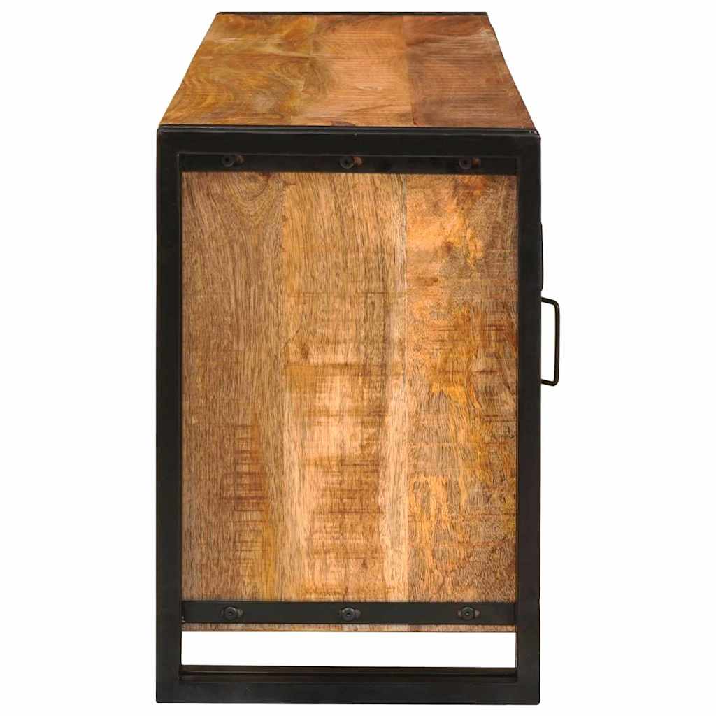 Meuble TV Marron 120 x 30 x 50 cm Bois de manguier brut massif - XIOS