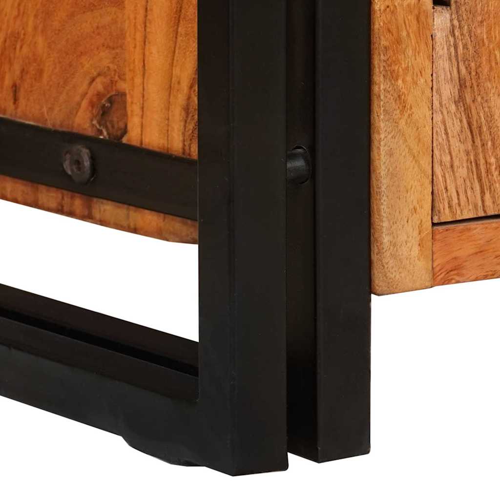 Meuble TV Marron 120 x 33 x 50 cm Bois d'acacia massif - XIOS