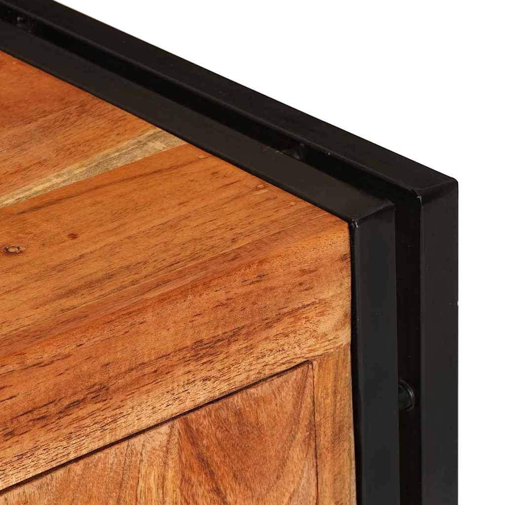 Meuble TV Marron 120 x 33 x 50 cm Bois d'acacia massif - XIOS