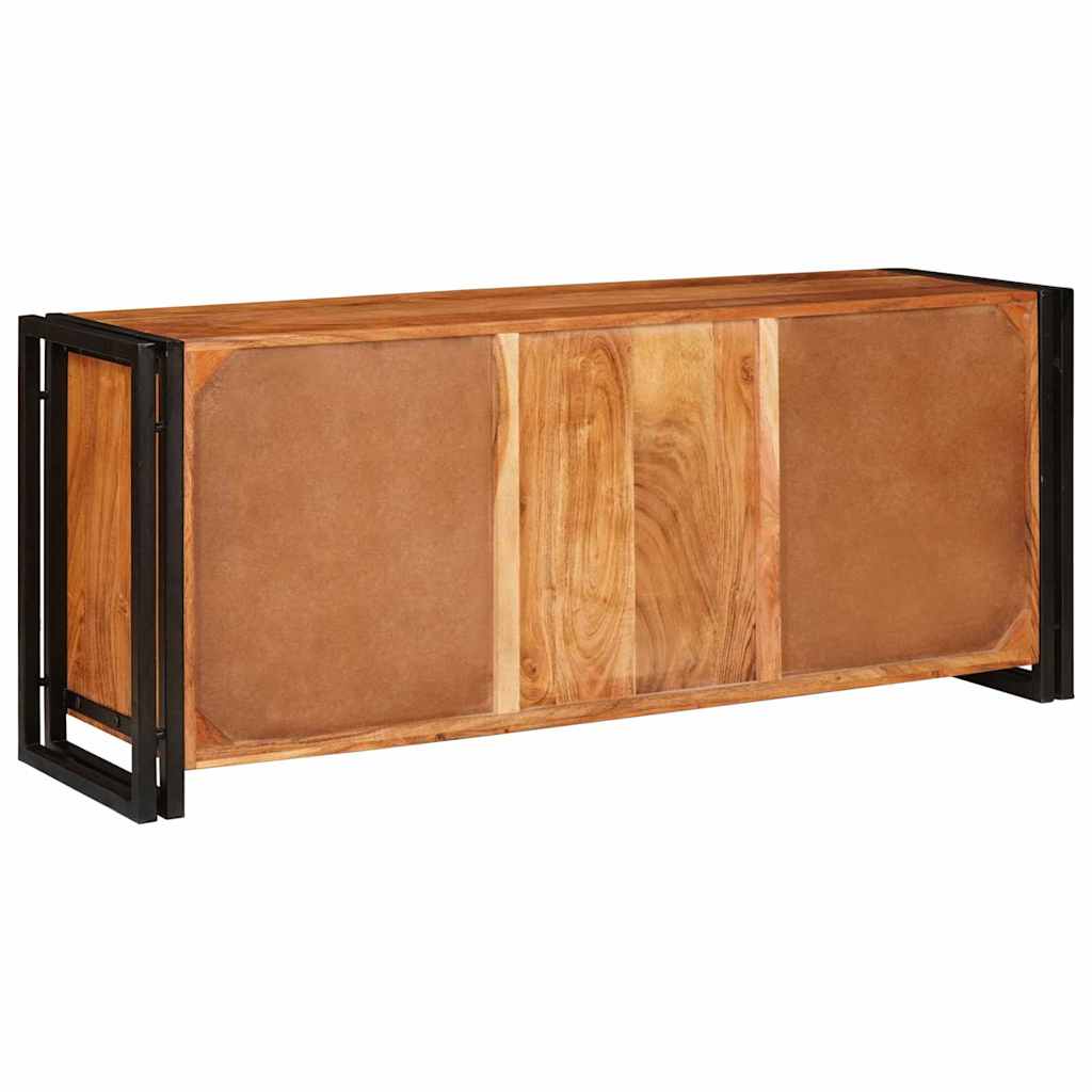 Meuble TV Marron 120 x 33 x 50 cm Bois d'acacia massif - XIOS