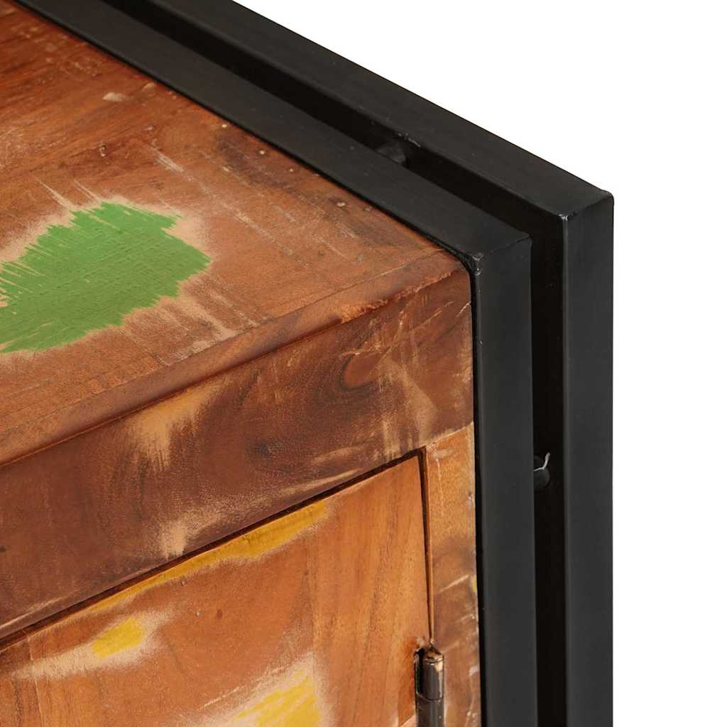 Meuble TV Multicolore 120 x 33 x 50 cm Bois massif recyclé - XIOS