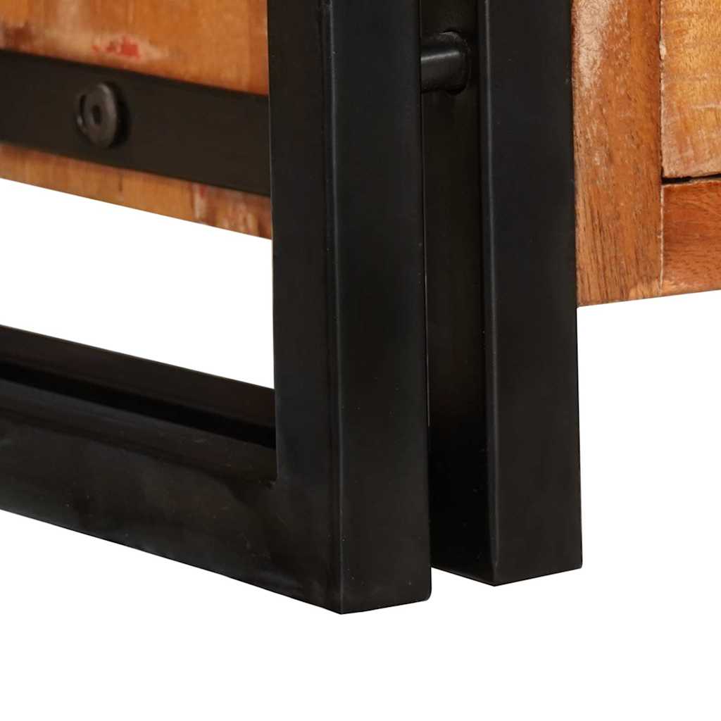 Meuble TV Multicolore 120 x 33 x 50 cm Bois massif recyclé - XIOS