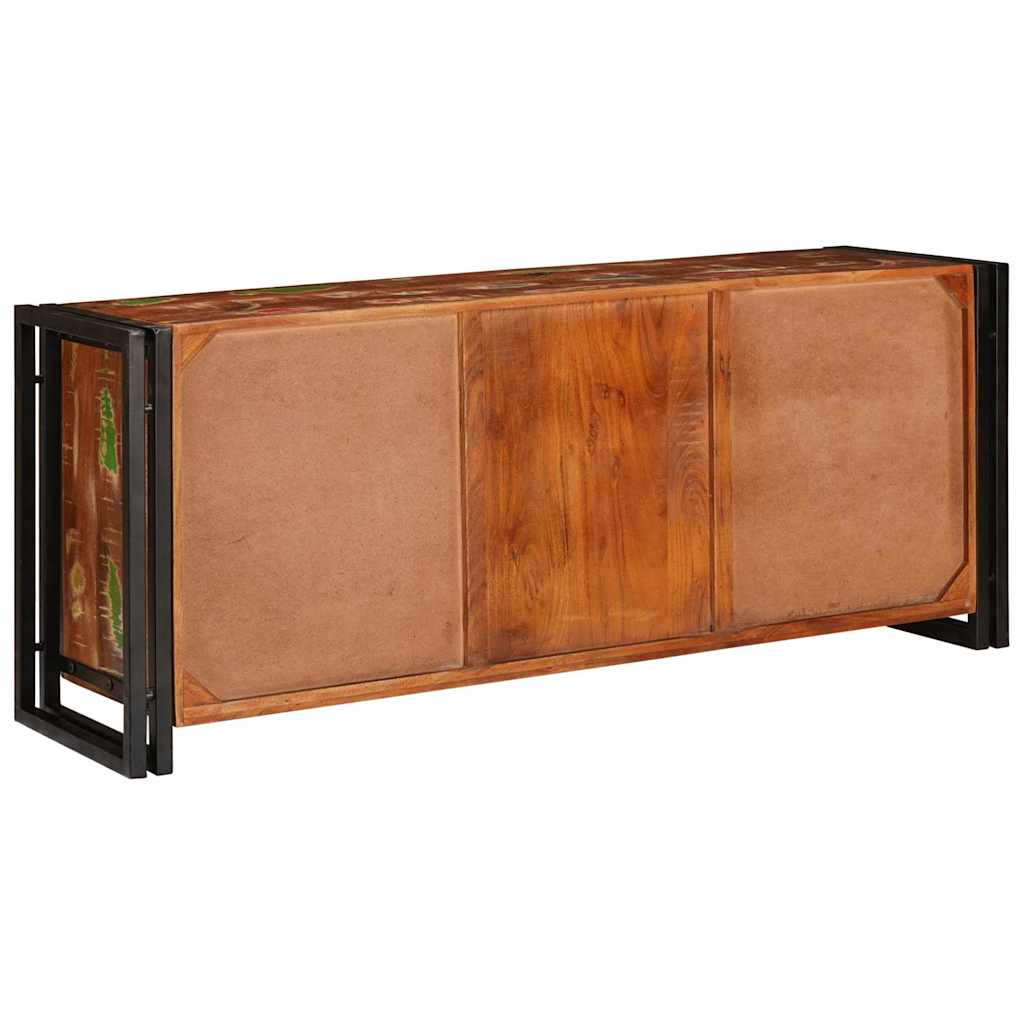 Meuble TV Multicolore 120 x 33 x 50 cm Bois massif recyclé - XIOS
