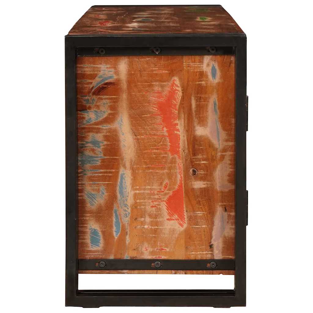 Meuble TV Multicolore 120 x 33 x 50 cm Bois massif recyclé - XIOS