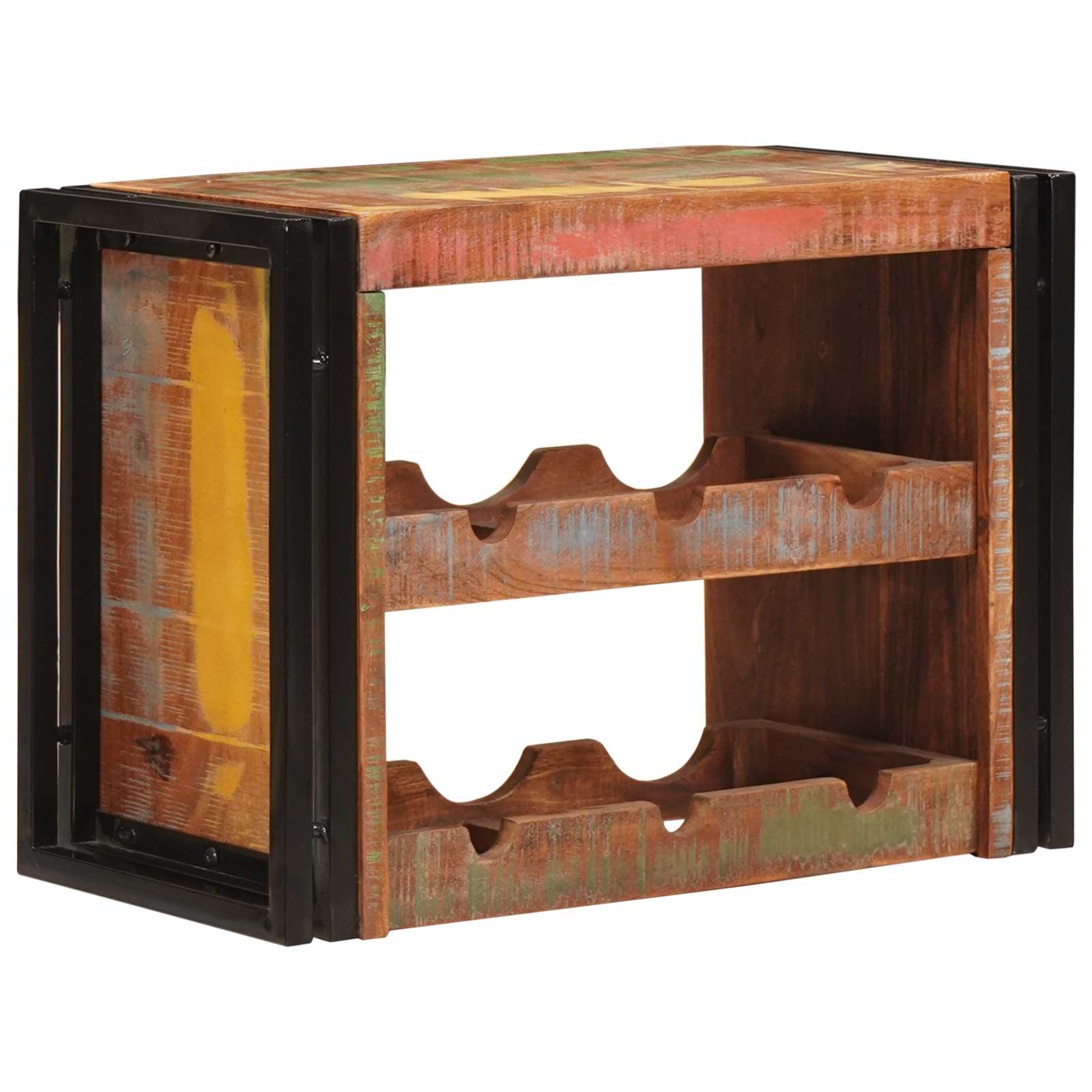 Étagère à vin Marron 60 x 45 x 33 cm Bois récupéré massif - XIOS