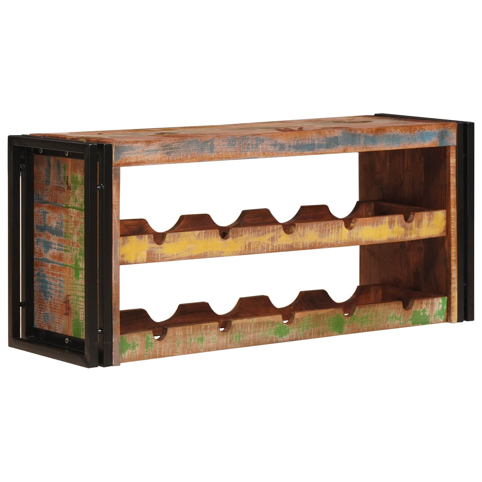 Étagère à vin Marron 100 x 45 x 33 cm Bois récupéré massif - XIOS