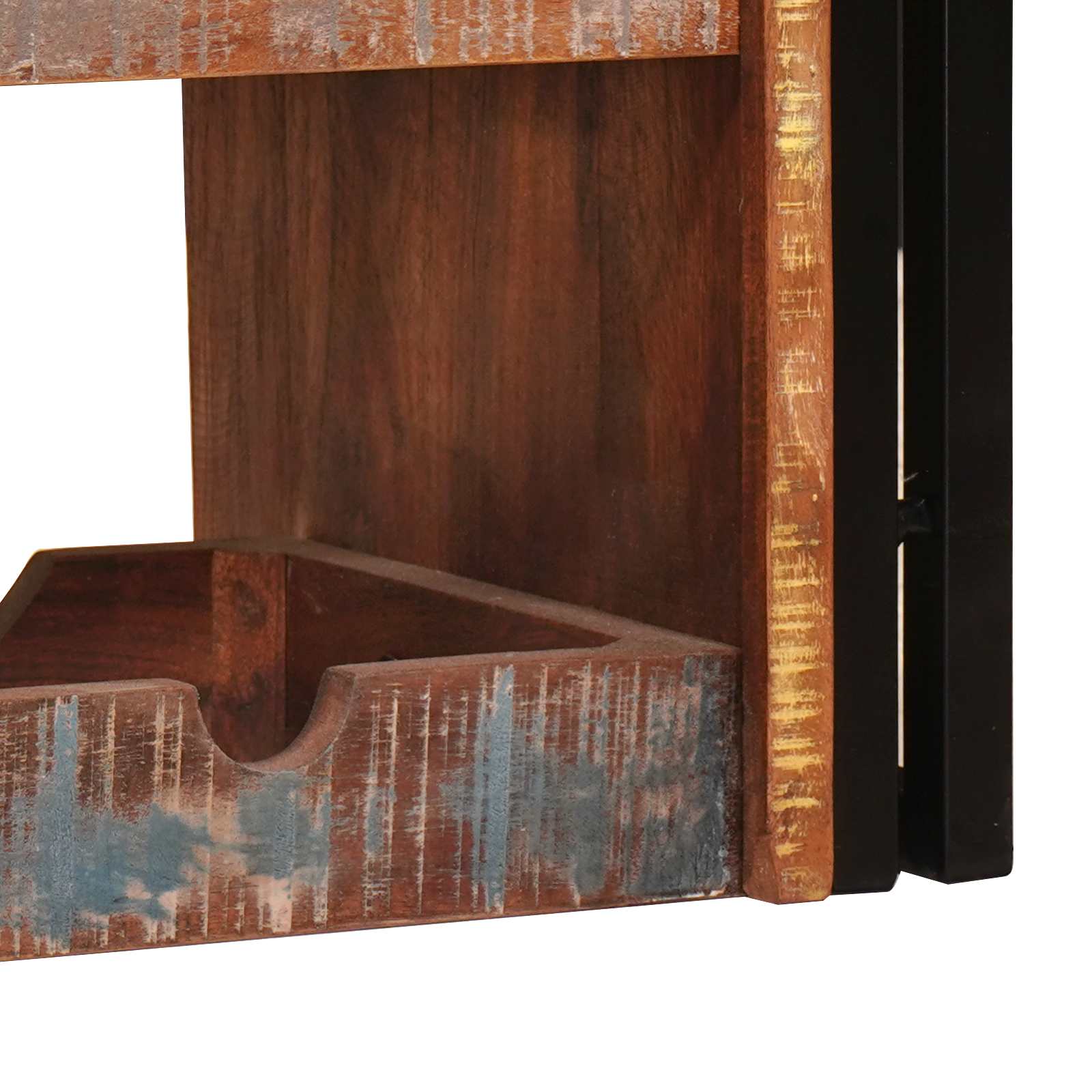 Étagère à vin Marron 120 x 45 x 33 cm Bois récupéré massif - XIOS