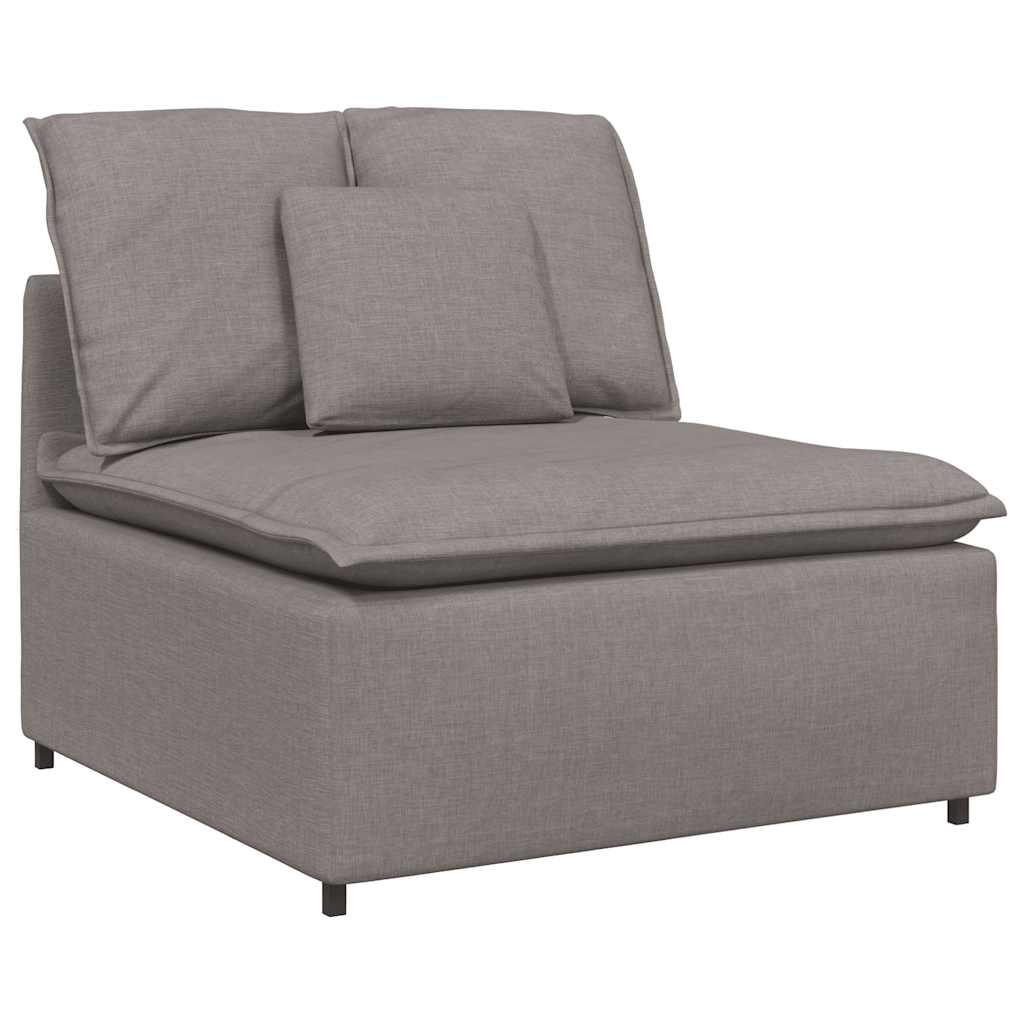 Canapé modulable avec coussins taupe - XIOS