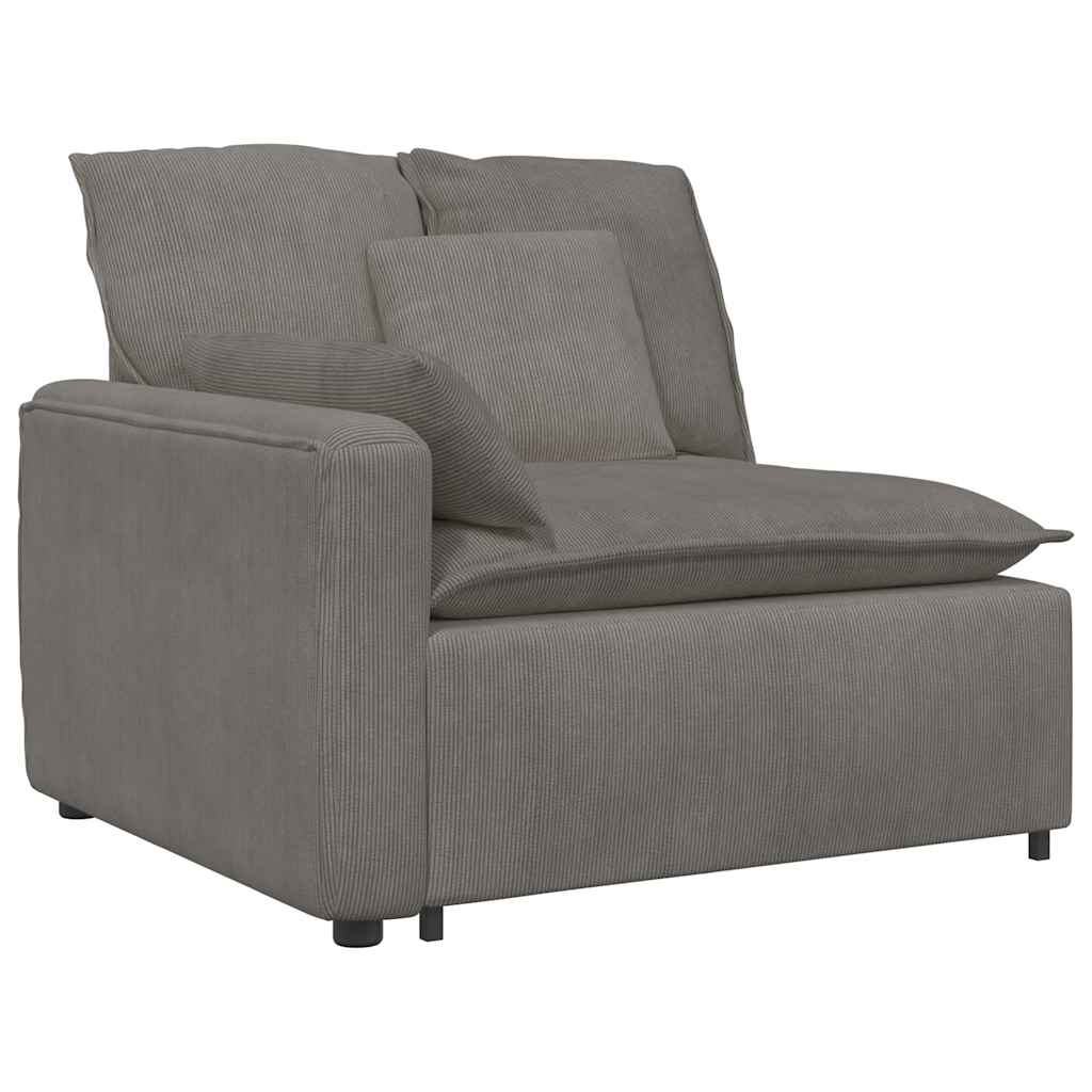 Canapé modulable avec coussins gris clair - XIOS