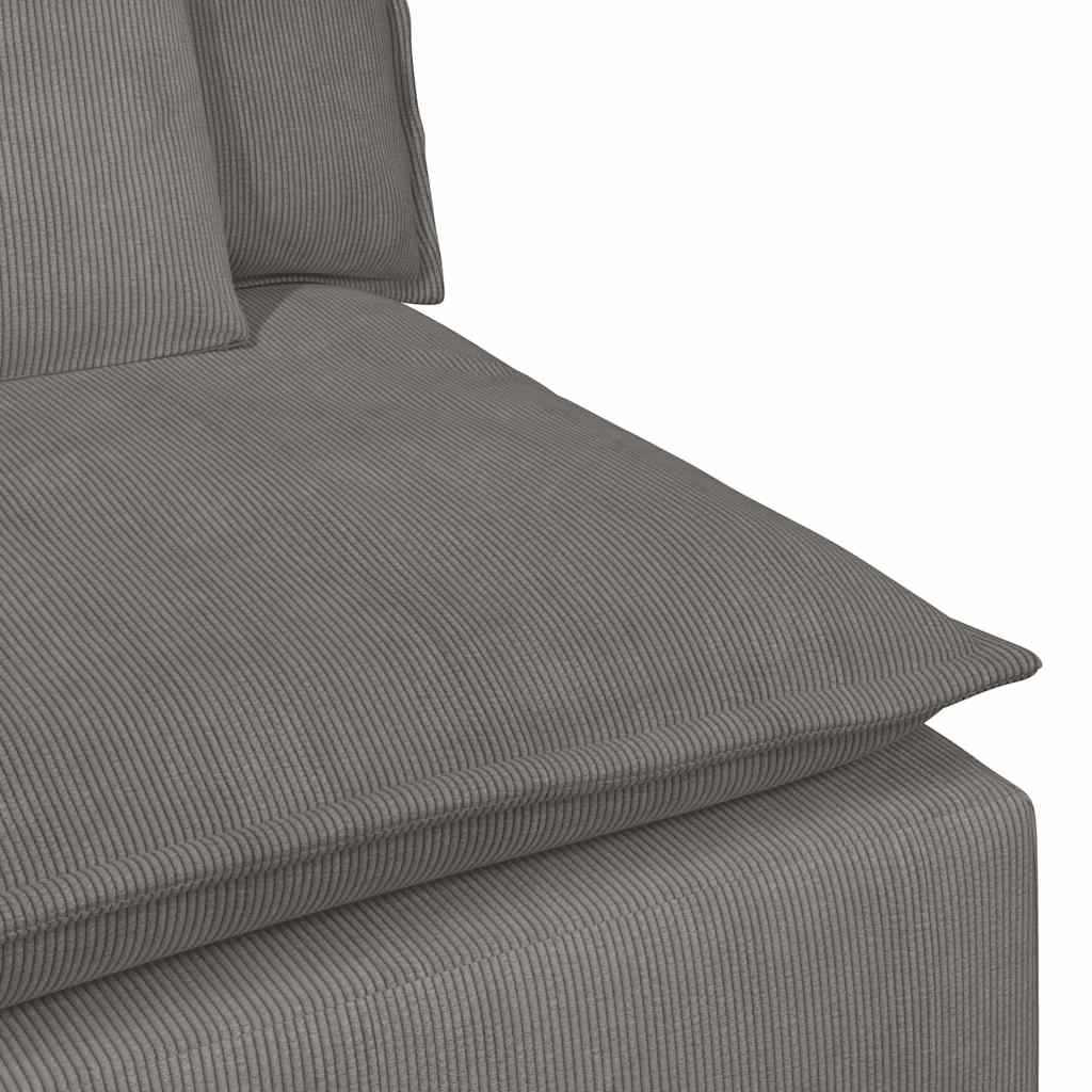 Canapé modulable avec coussins gris clair - XIOS