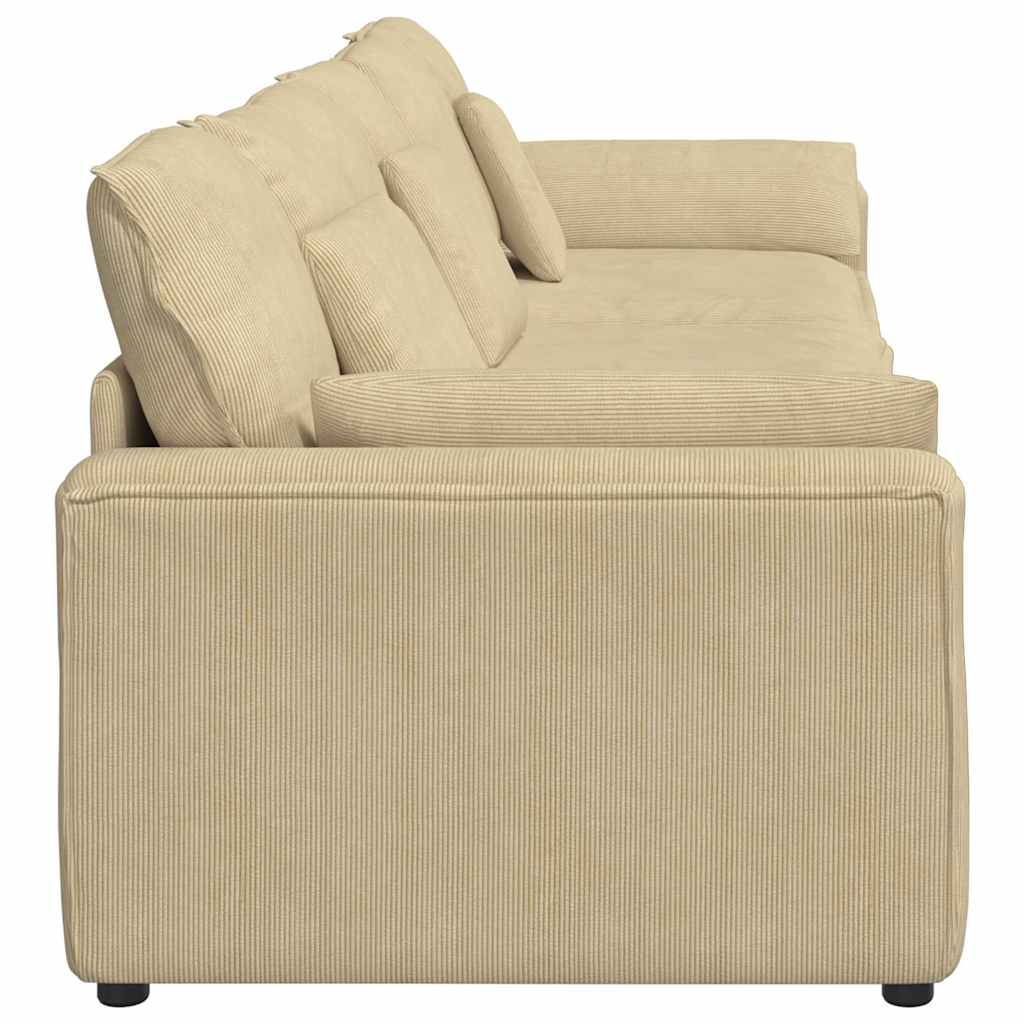 Canapé modulable avec coussins gris-vert - XIOS