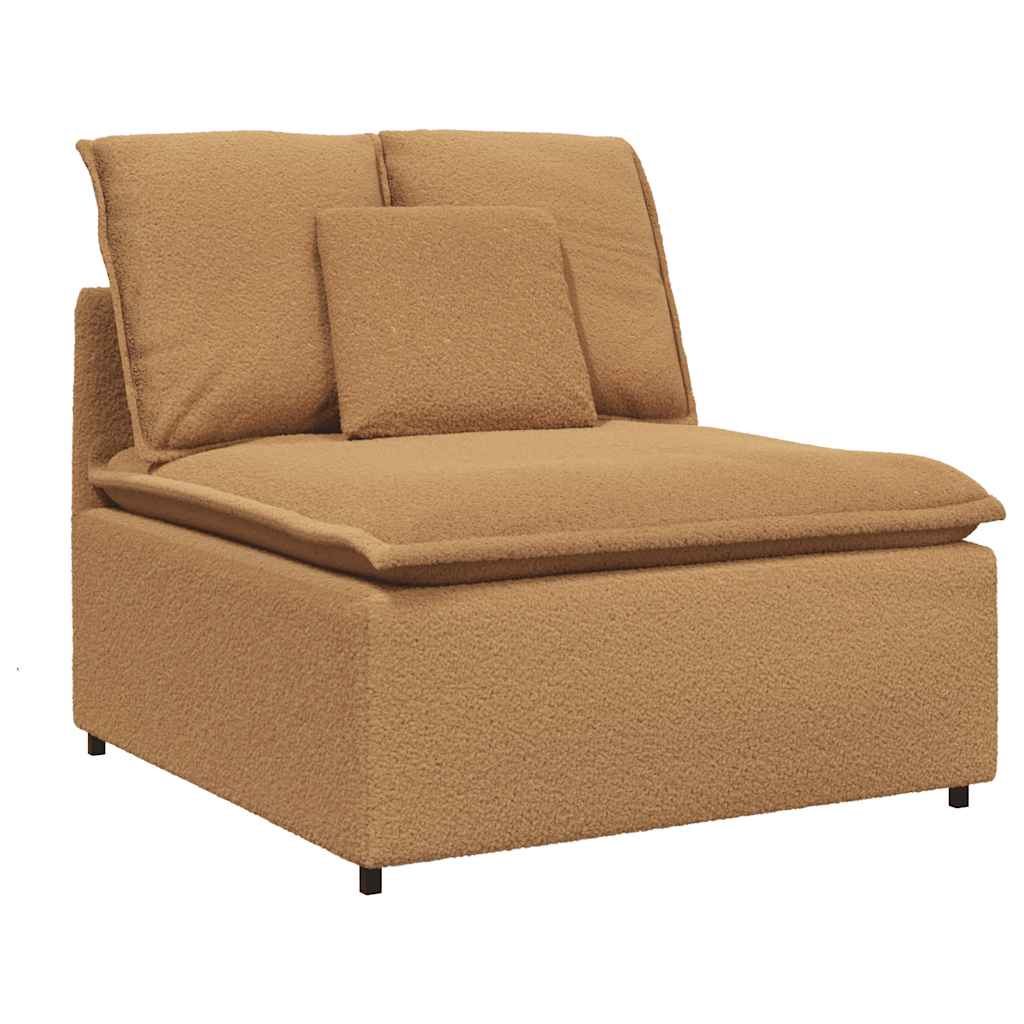 Canapé modulable avec coussins beige - XIOS