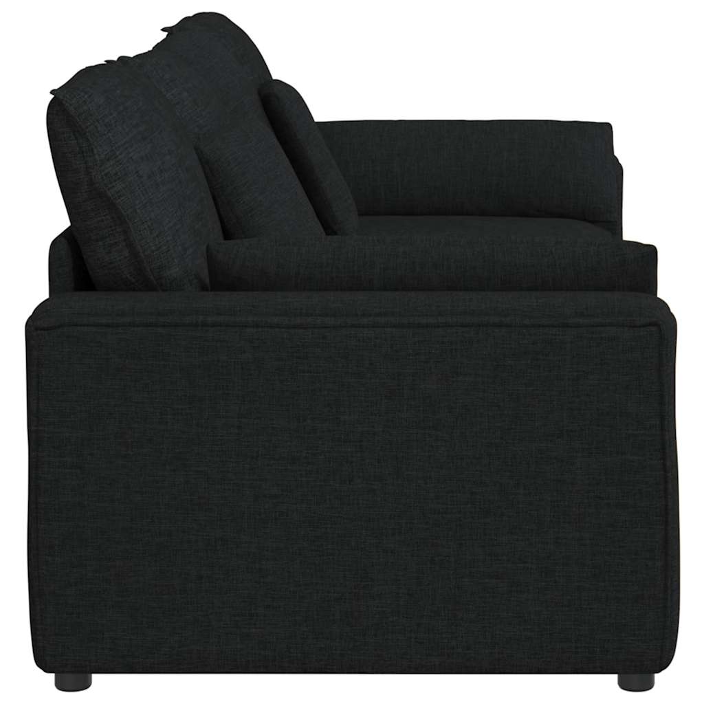 Canapé modulable avec coussins noirs - XIOS