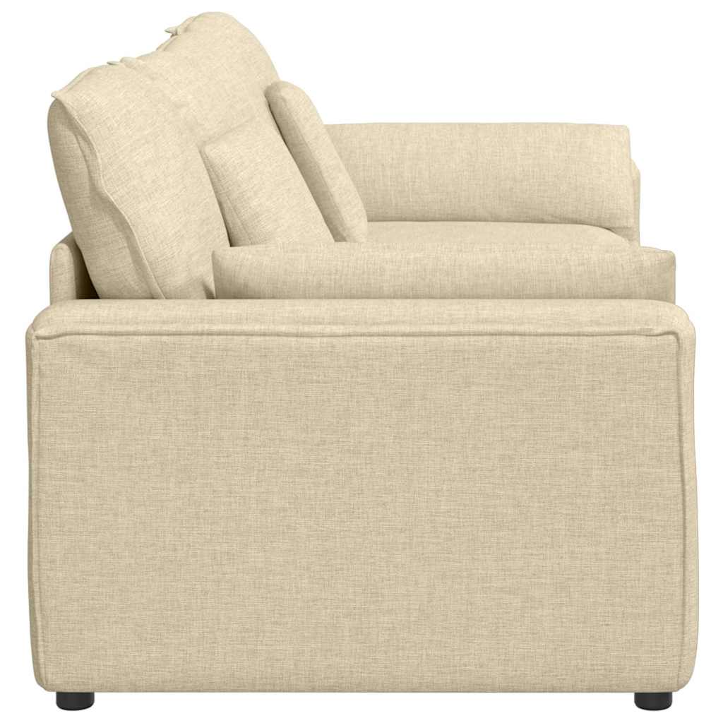 Canapé modulable avec coussins couleur crème - XIOS