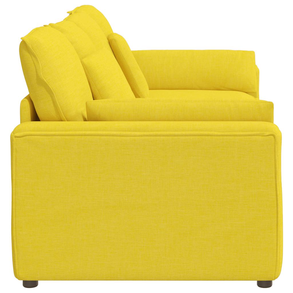 Canapé modulable avec coussins jaune clair - XIOS
