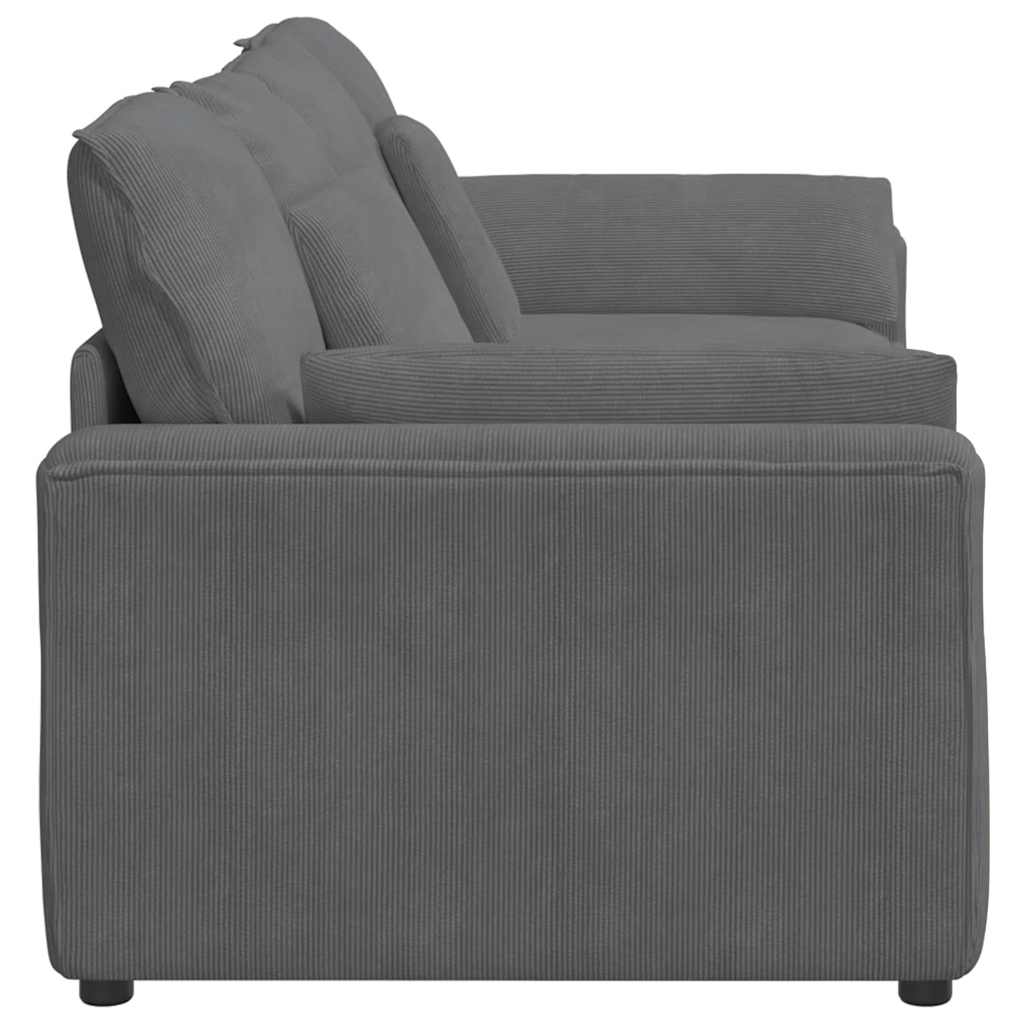 Canapé modulable avec coussins gris foncé - XIOS