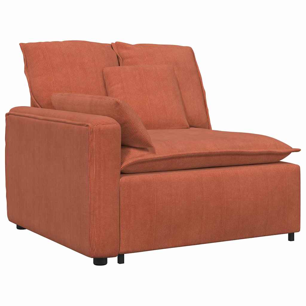 Canapé modulable avec coussins rouge-orange - XIOS