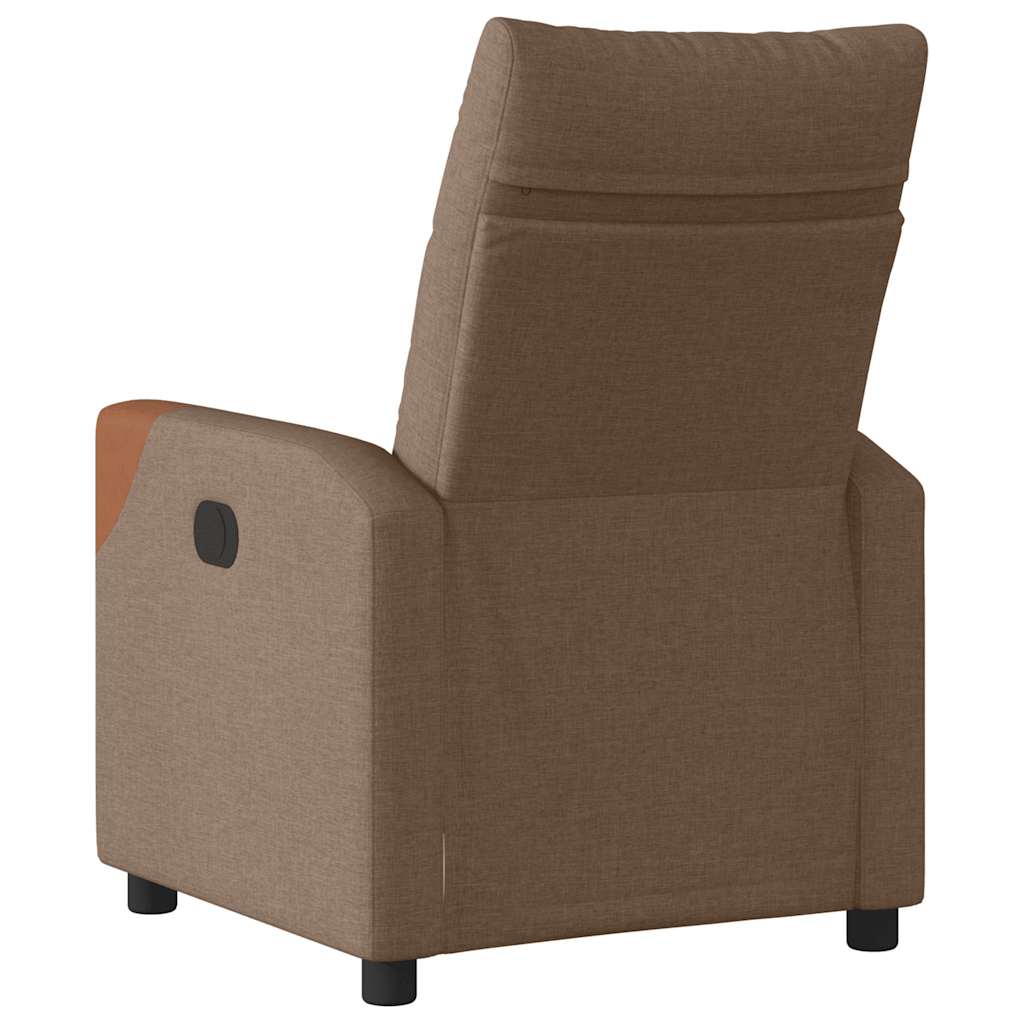 Fauteuil inclinable électrique Marron Tissu - XIOS
