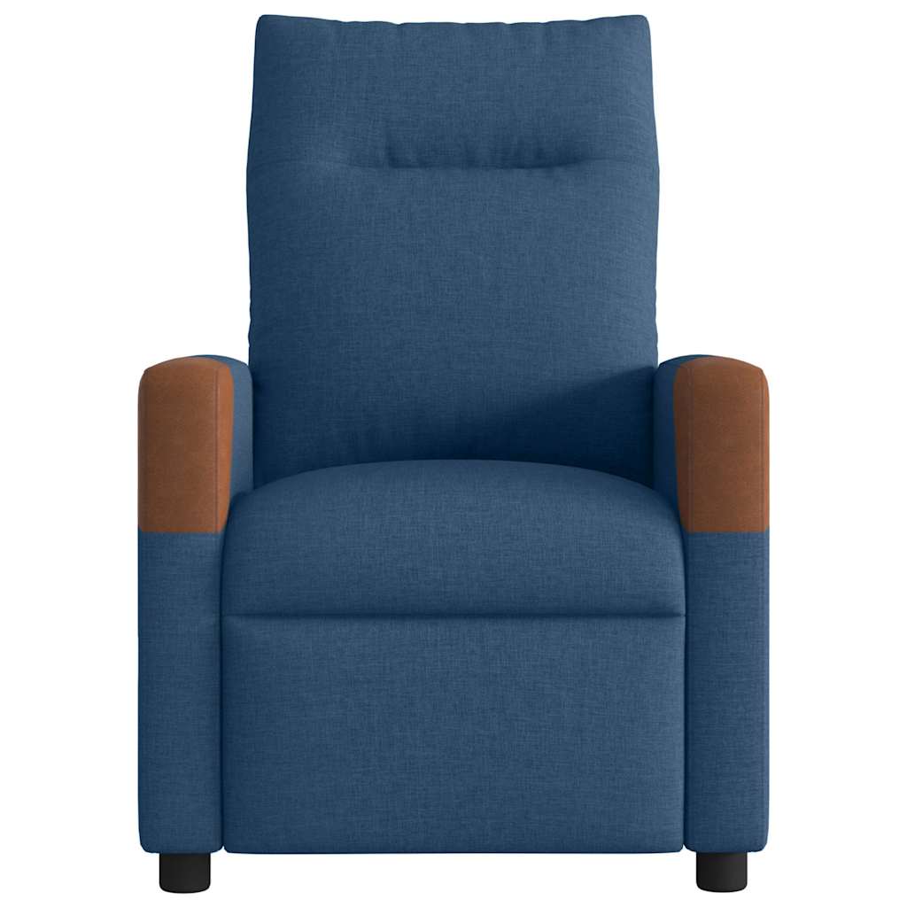 Fauteuil inclinable électrique Bleu Tissu - XIOS