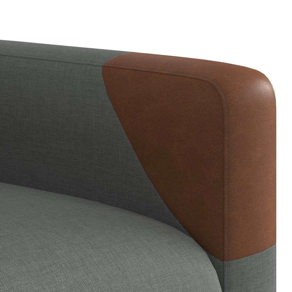 Fauteuil inclinable de massage électrique gris foncé tissu - XIOS