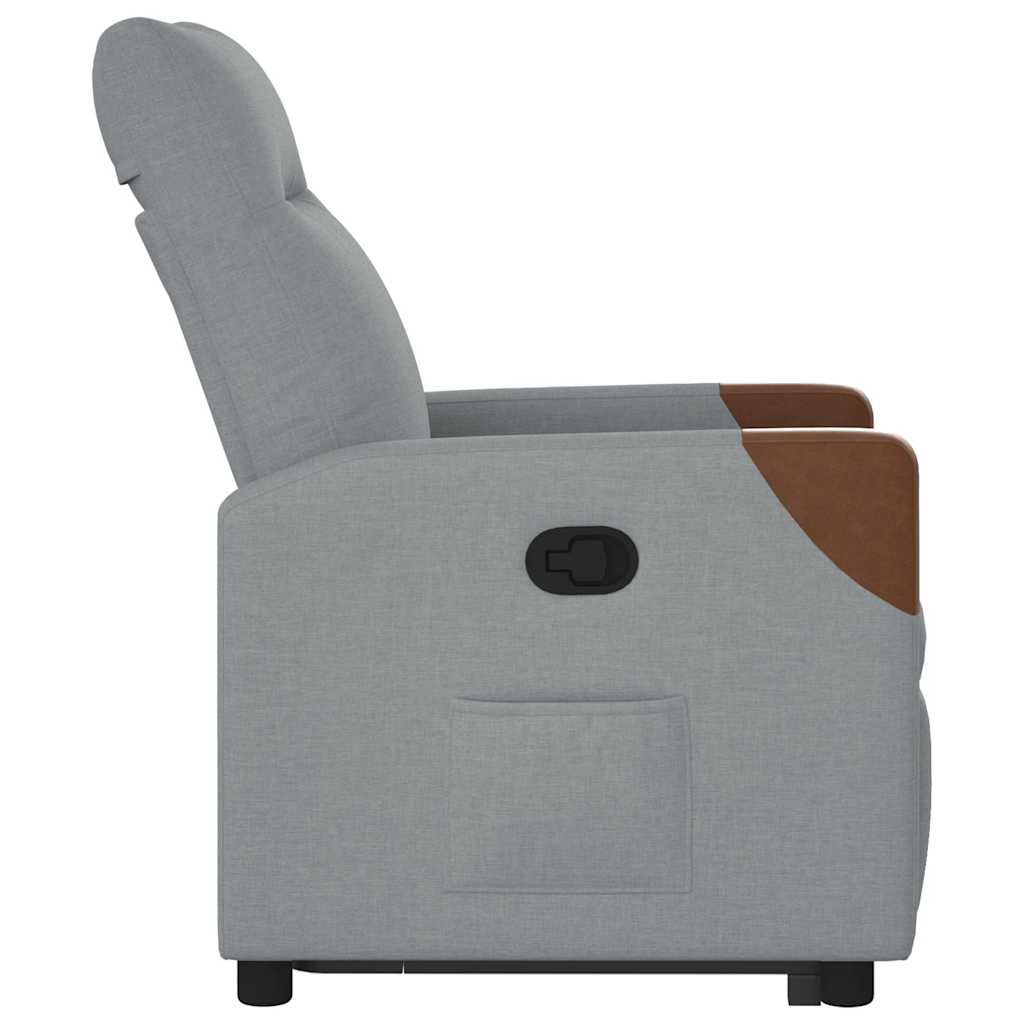 Fauteuil inclinable Gris clair Tissu - XIOS