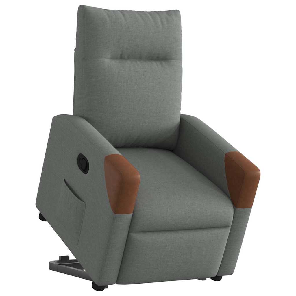 Fauteuil inclinable Gris foncé Tissu - XIOS