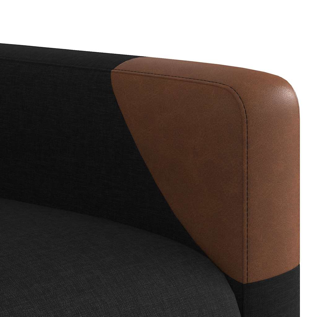 Fauteuil inclinable noir tissu