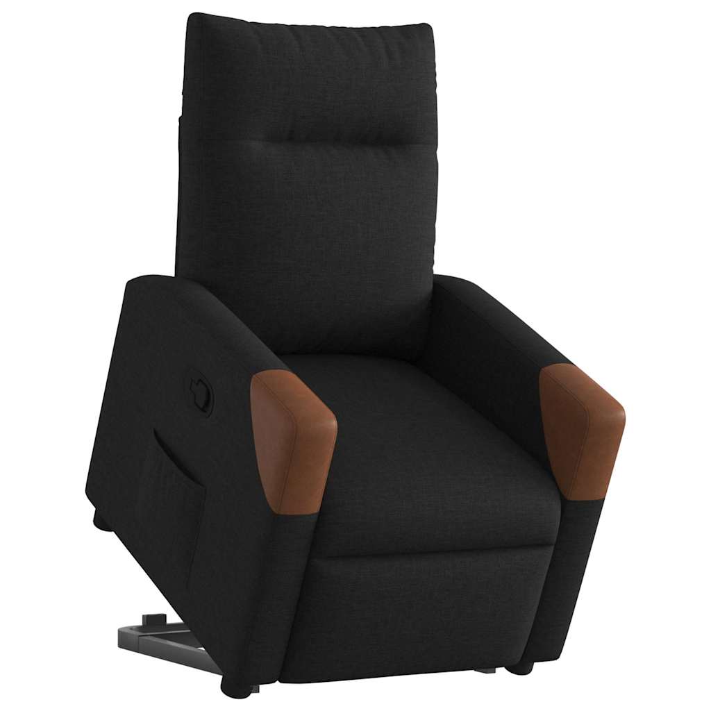 Fauteuil inclinable noir tissu - XIOS