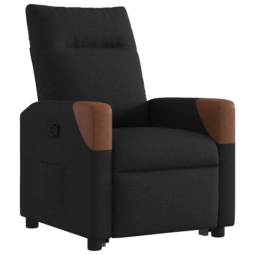 Fauteuil inclinable noir tissu - XIOS