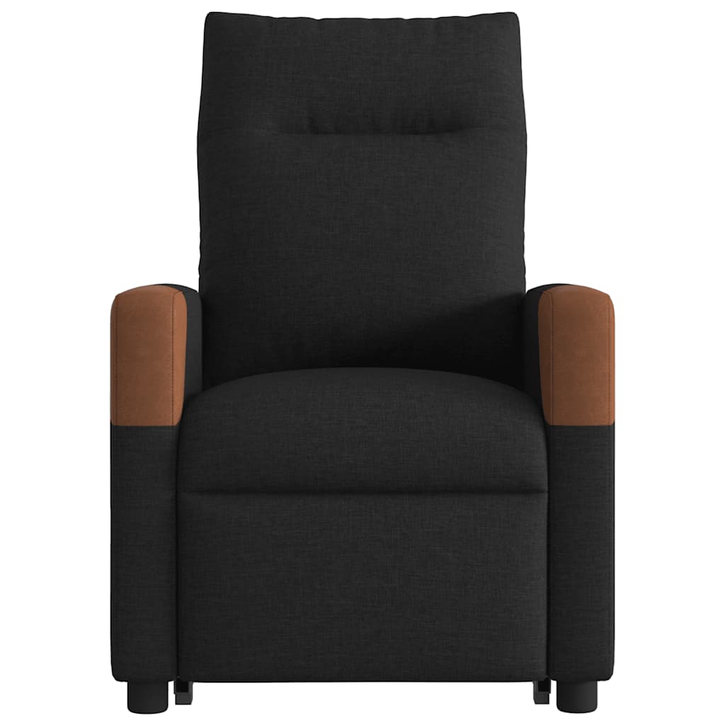 Fauteuil inclinable noir tissu