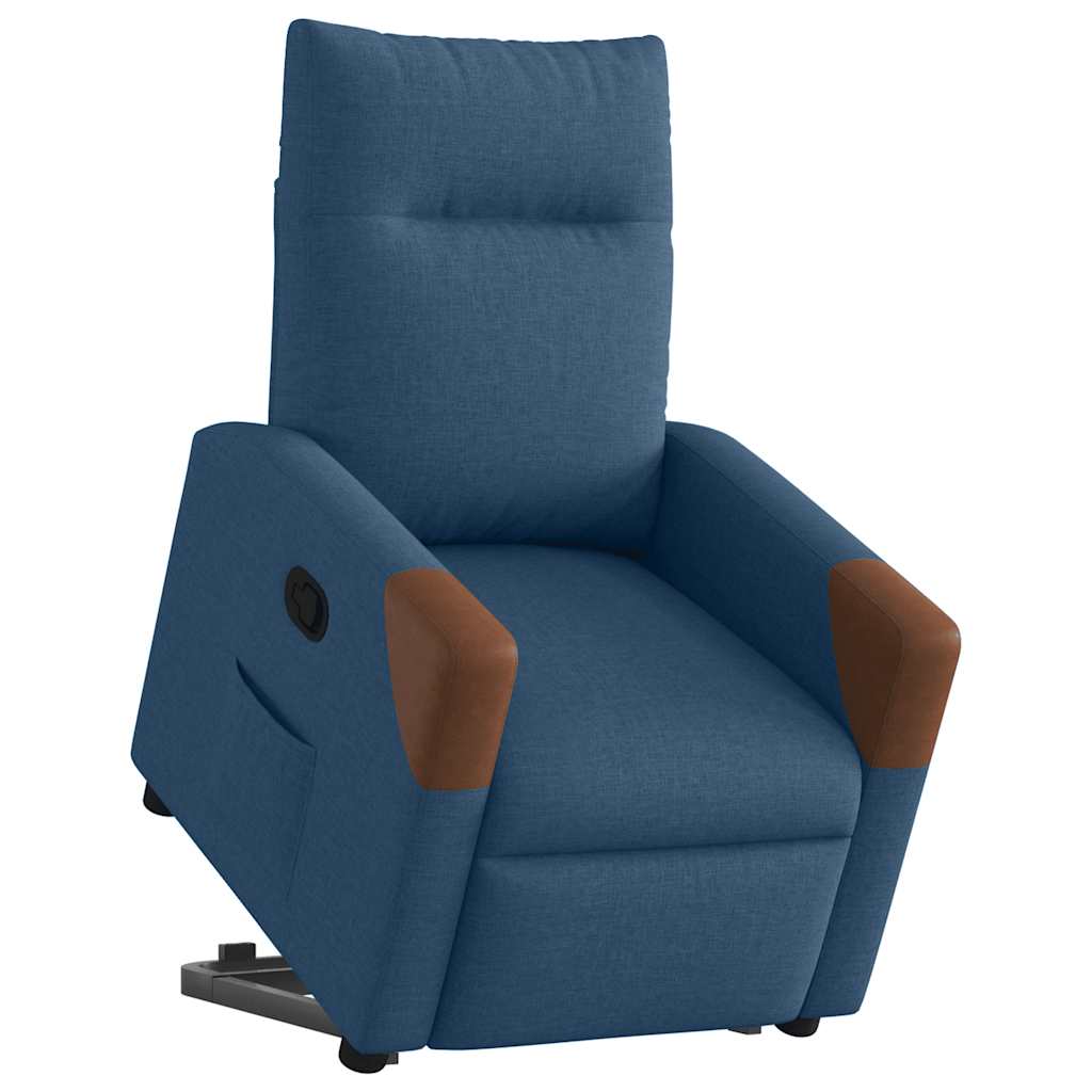 Fauteuil inclinable Bleu Tissu