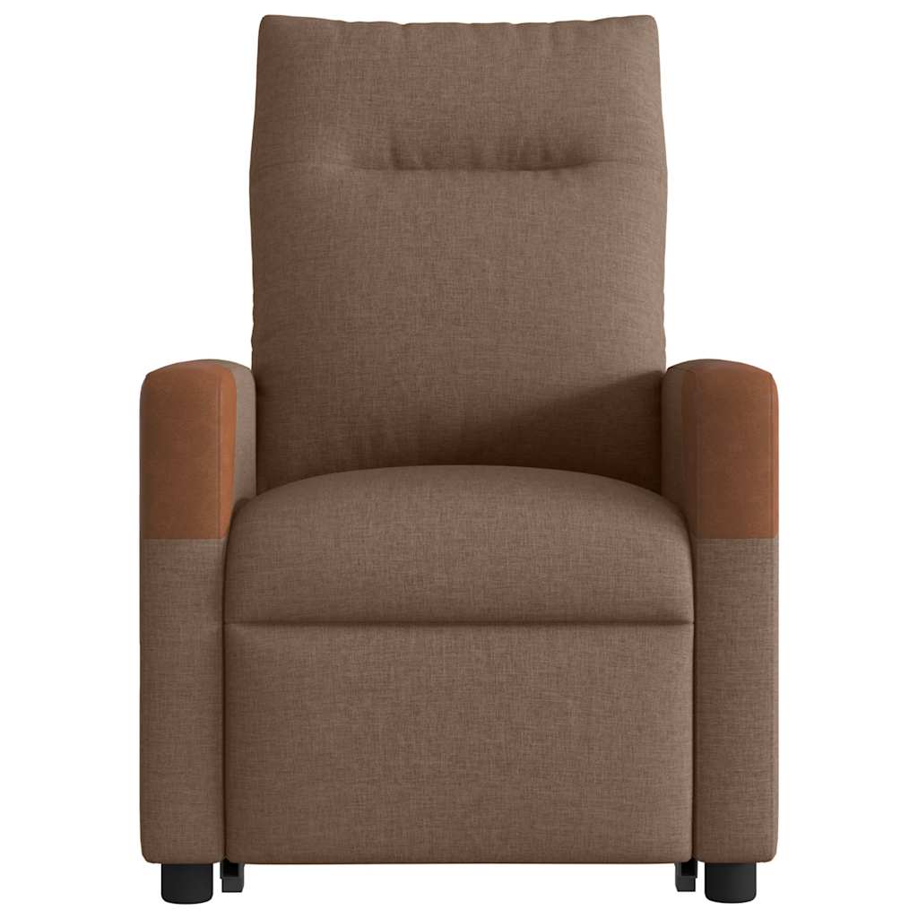 Fauteuil de massage inclinable Marron Tissu - XIOS