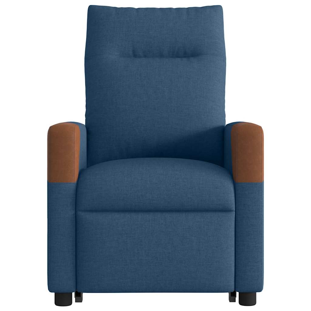 Fauteuil de massage inclinable Bleu Tissu - XIOS