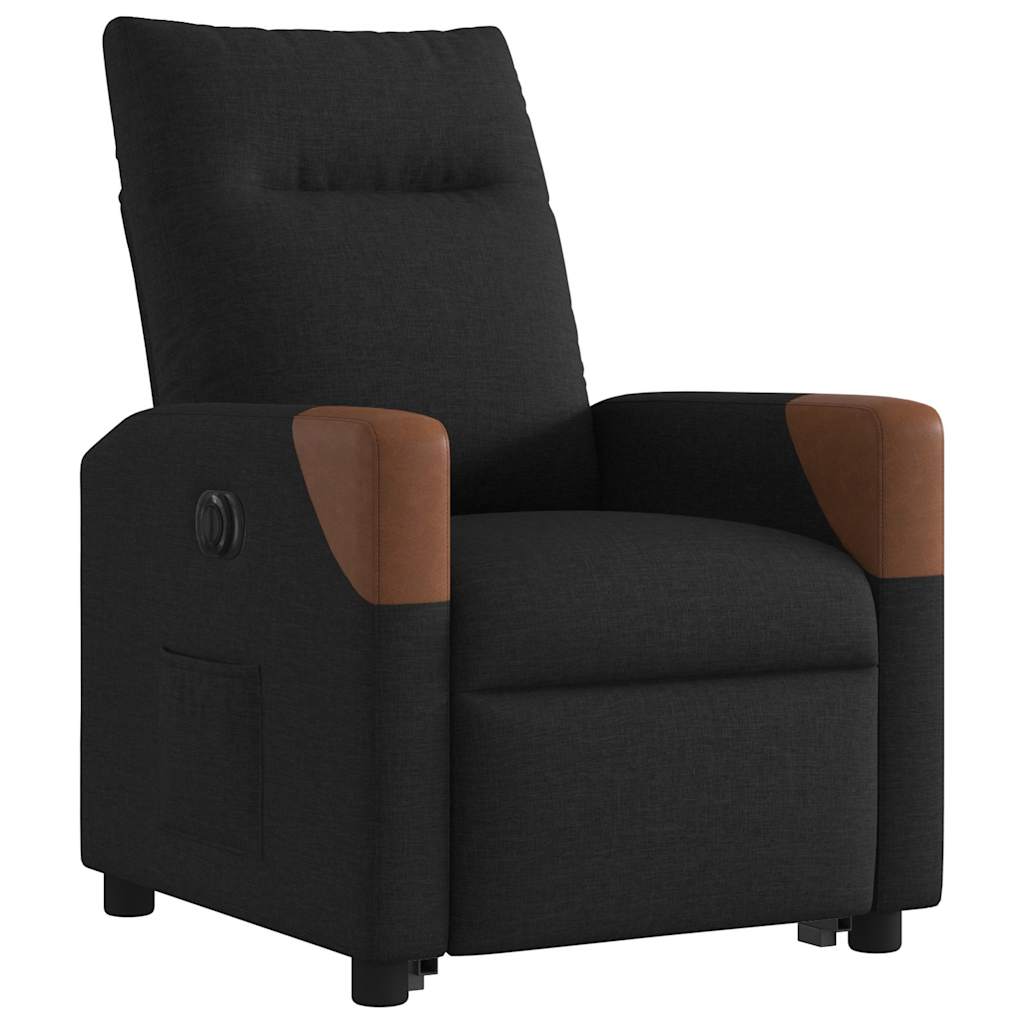 Fauteuil inclinable électrique noir tissu - XIOS