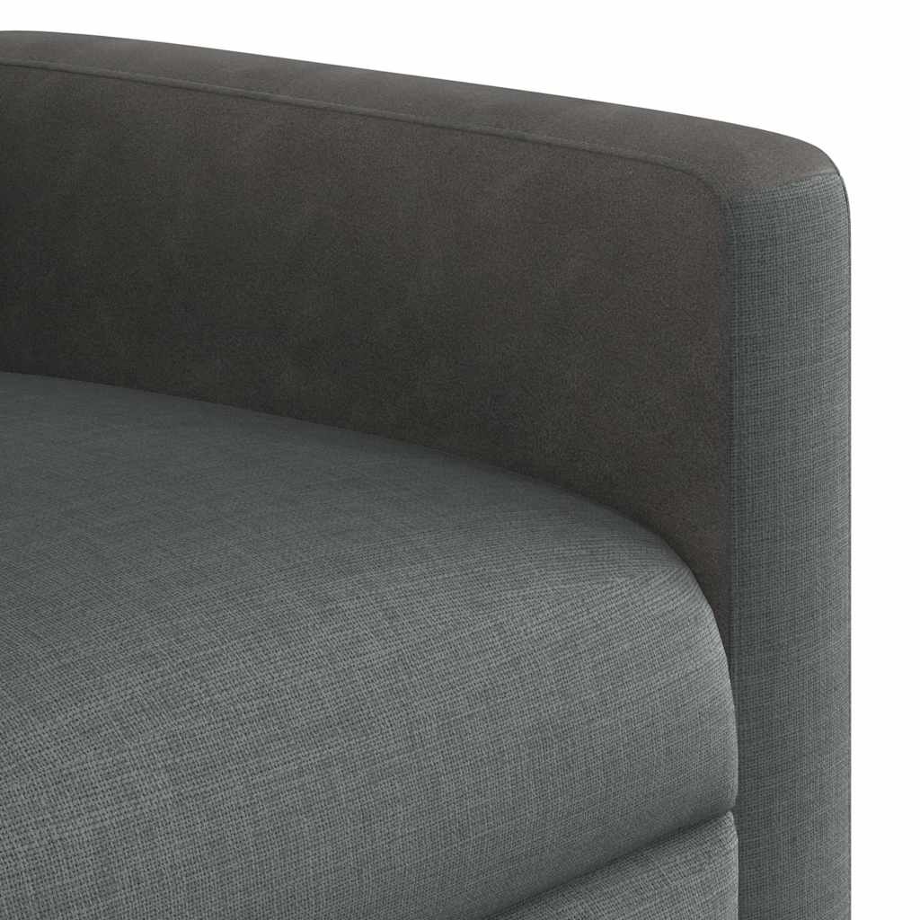 Fauteuil inclinable électrique Gris foncé Tissu - XIOS