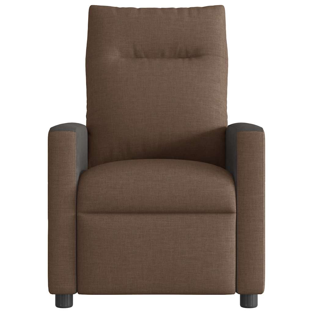 Fauteuil inclinable électrique Marron Tissu - XIOS
