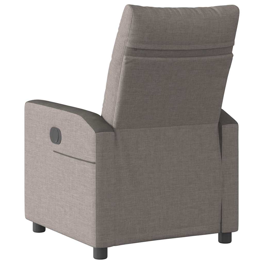 Fauteuil inclinable électrique Taupe Tissu - XIOS