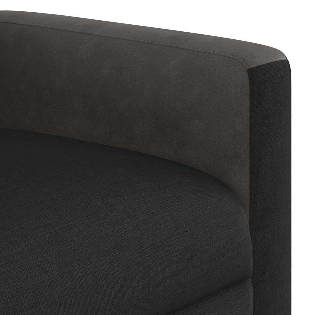 Fauteuil de massage inclinable électrique Noir Tissu - XIOS
