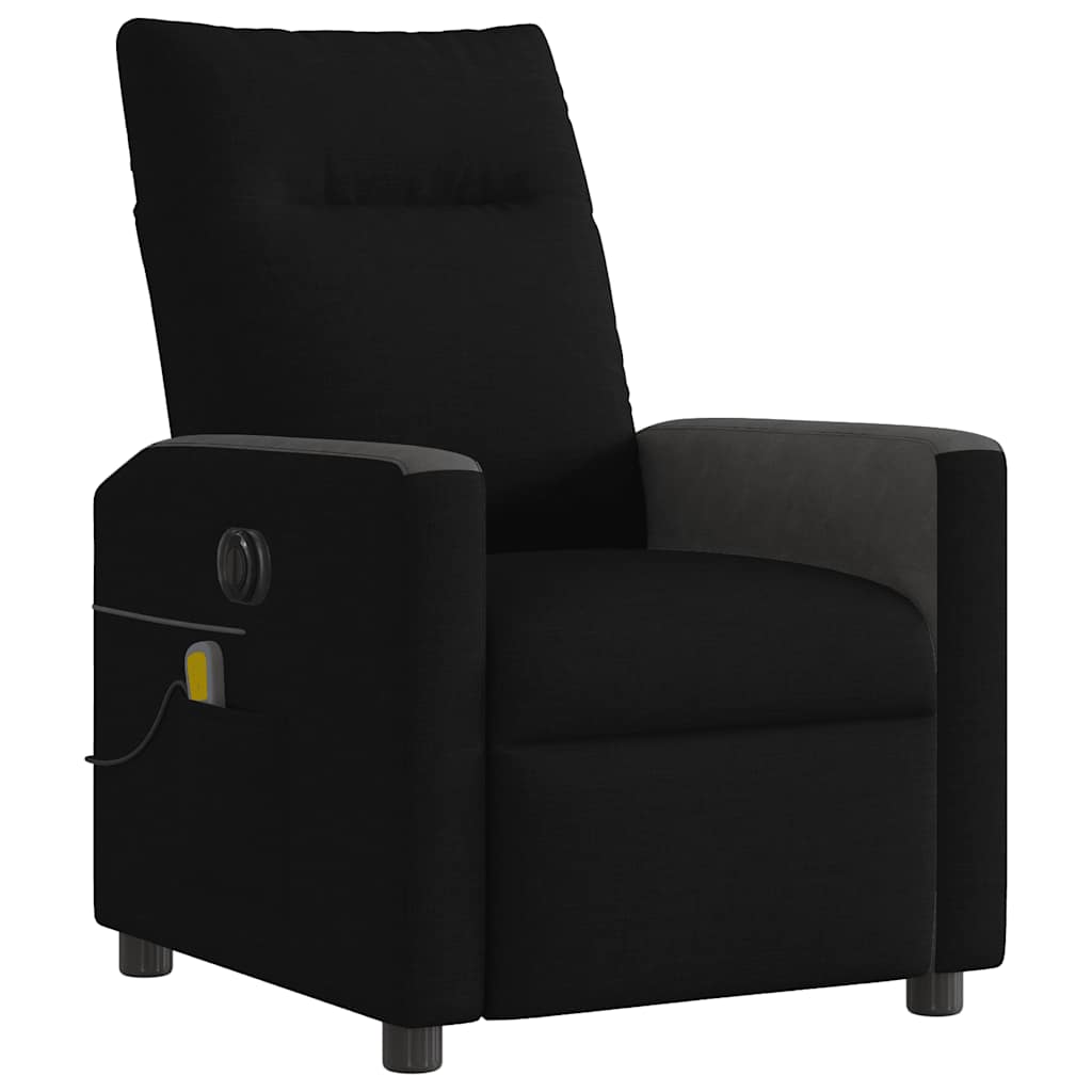 Fauteuil de massage inclinable électrique Noir Tissu - XIOS