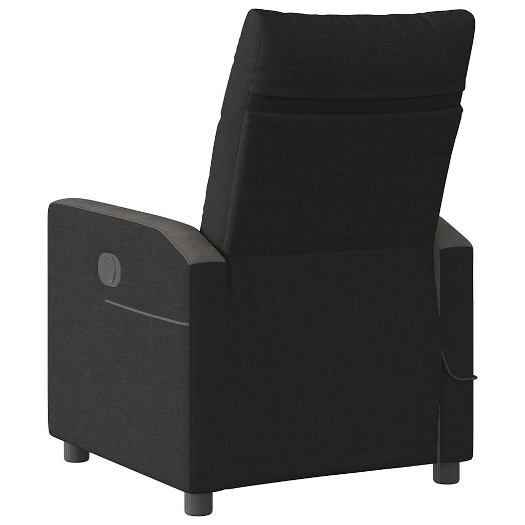 Fauteuil de massage inclinable électrique Noir Tissu - XIOS