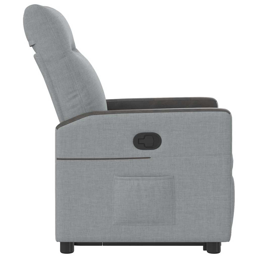 Fauteuil inclinable Gris clair Tissu - XIOS