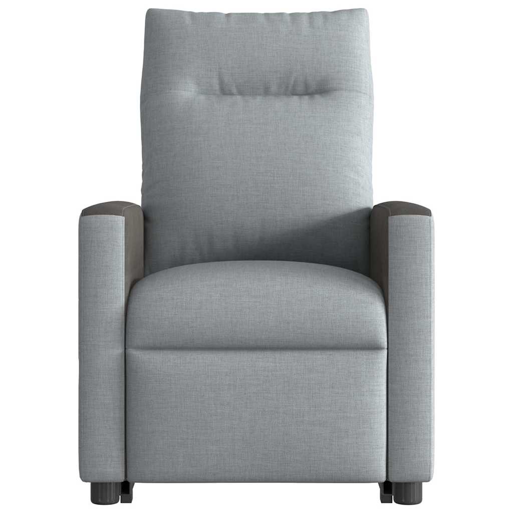 Fauteuil de massage inclinable Gris clair Tissu - XIOS