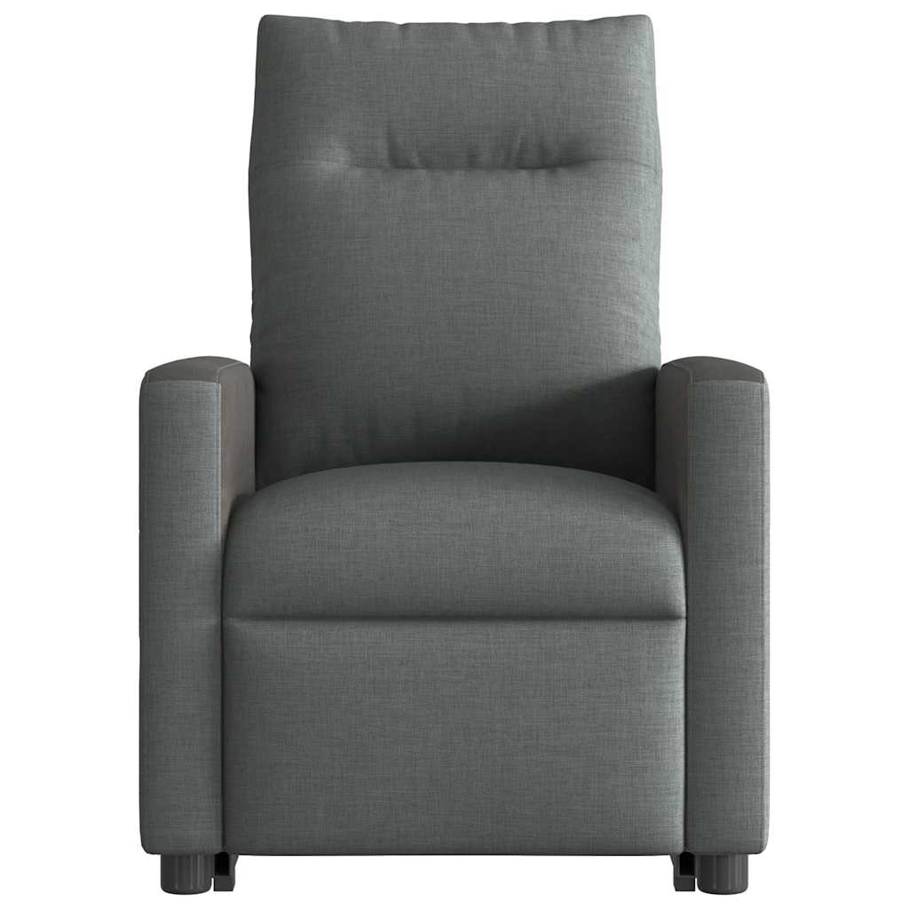 Fauteuil de massage inclinable Gris foncé Tissu - XIOS