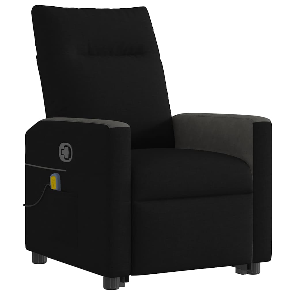 Fauteuil de massage inclinable Noir Tissu - XIOS
