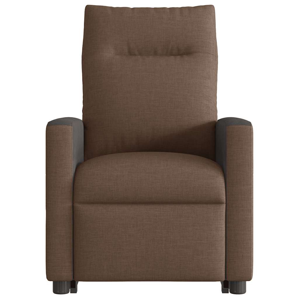 Fauteuil de massage inclinable Marron Tissu - XIOS