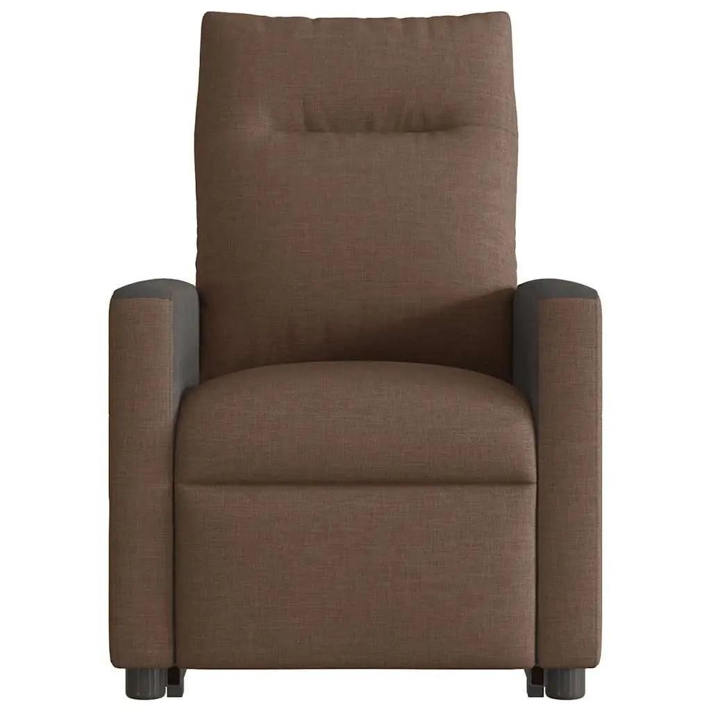 Fauteuil de massage inclinable Marron Tissu - XIOS