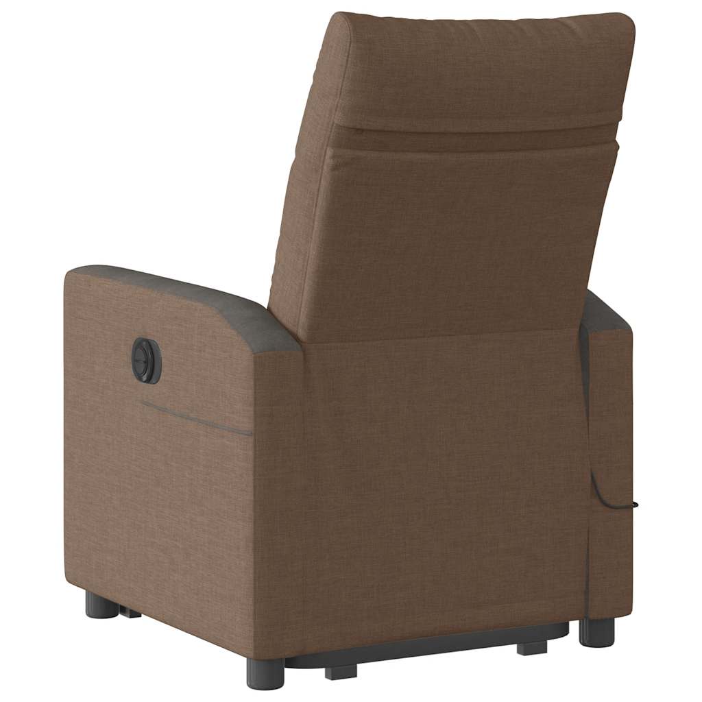 Fauteuil de massage inclinable Marron Tissu - XIOS
