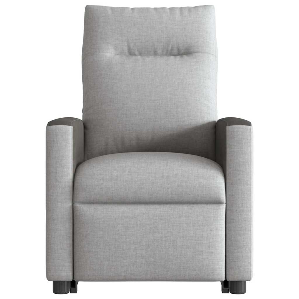 Fauteuil inclinable électrique gris nuage tissu - XIOS