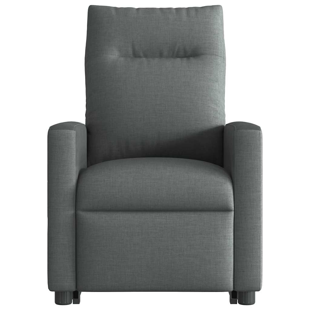 Fauteuil inclinable électrique gris foncé tissu - XIOS